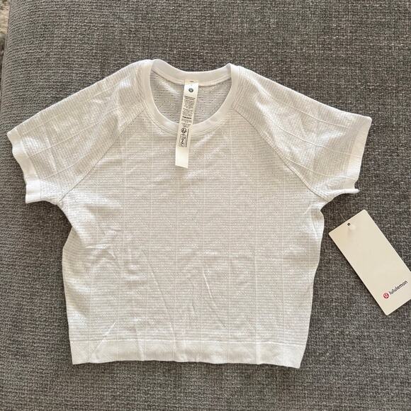 NWT Lululemon Swiftly Pointelle white-6 - Picture 1 of 6